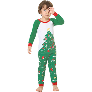 <span class=keywords><strong>Natale</strong></span> pigiama <span class=keywords><strong>buon</strong></span> <span class=keywords><strong>natale</strong></span> vestiti di capodanno mamma figlia papà figlio vestito bambino cotone Homewear - Product Image 3