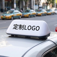 Ipartner Taxi Top Light Box Small LED Taxi Roof Sign Magnet Waterproof Durable High Brightness UV Resistant Advertising Display