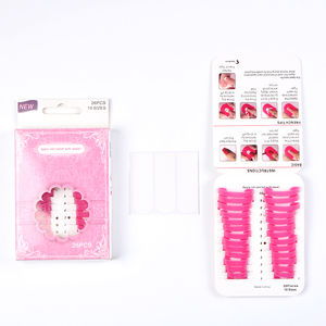 26 protectores de uñas en forma de G, a prueba de derrames, para manicura francesa, cubre dedos - Product Image 1