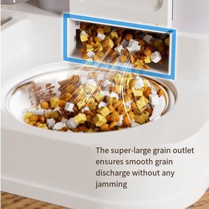 2025 Smart Pet Alimentador Dispensador De Água 2 em 1 Grande Capacidade Automático Dog Cat Bowl Gravity <span class=keywords><strong>Food</strong></span> Water Feeder para Animais de Estimação - Product Image 4