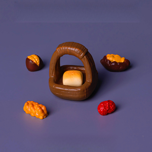 KI zhuojing Landscape Winter New Product: diy miniature dollhouse home decoration Table for roasting <strong>tea</strong> by the F - Product Image 2