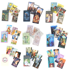 Cartas de <span class=keywords><strong>Tarot</strong></span> Inglesas Personalizadas de 12x7cm, Tamaño Grande, Waite Smith Spirit Eye Bright Prophet, con Manual en Papel, Juego de Mesa - Product Image 2