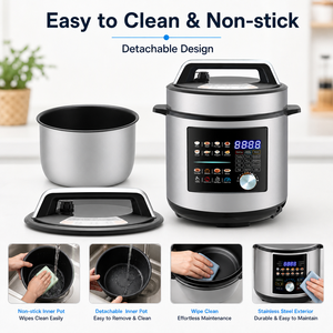 <span class=keywords><strong>Olla</strong></span> Arrocera de Diseño Innovador, <span class=keywords><strong>Olla</strong></span> <span class=keywords><strong>a</strong></span> <span class=keywords><strong>Presión</strong></span> Eléctrica de 6 Litros, <span class=keywords><strong>Olla</strong></span> Multiusos 12 en <span class=keywords><strong>1</strong></span>, Pequeños Electrodomésticos de Cocina - Product Image 6