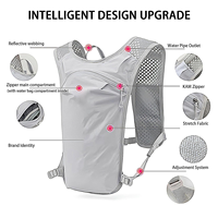 De nombreux styles en stock : Sac d'hydratation esthétique minimaliste pour la course, le cyclisme et le jogging, avec logo personnalisé, plusieurs styles disponibles
