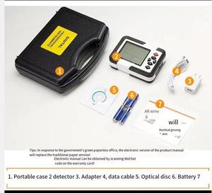เครื่องตรวจจับก๊าซคาร์บอนไดออกไซด์ที่ได้รับการรับรองจาก HTI CE แบบพกพา HT-2000 เครื่องวิเคราะห์ก๊าซ วัดคุณภาพอากาศ อุณหภูมิ ความชื้น - Product Image 6