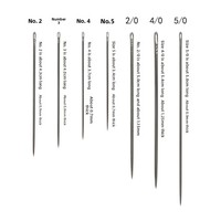 Ensemble d'aiguilles à coudre en acier, 2 à 25 pièces, extra longues, pour la broderie, la fabrication de chaussures, l'artisanat