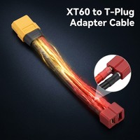 SEJOW XT60 zu T-Plug Deans Adapter Konvertierungskabel Silikon 12AWG Universal RC LiPo Ladegerät Kompatibel OEM