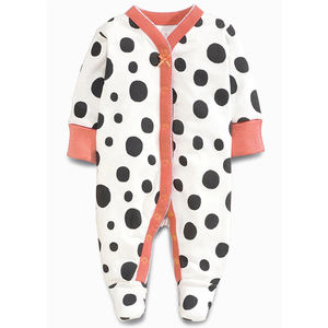 Pyjama Combinaison pour Bébé Fille en Coton Biologique avec Motif Lapin Cartoon Tendance 2017 - Product Image 1