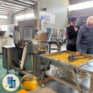 เครื่องทำป๊อปคอร์นอัตโนมัติขนาดใหญ่ 100 ลิตร สำหรับมืออาชีพ ใช้แก๊ส <span class=keywords><strong>ทำ</strong></span><span class=keywords><strong>ป๊</strong></span><span class=keywords><strong>อป</strong></span><span class=keywords><strong>คอร์น</strong></span>รสคาราเมล ชีส เกลือ และน้ำมัน - Product Image 2