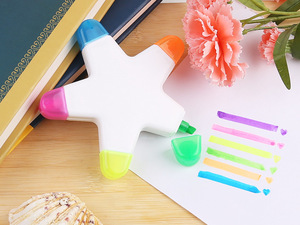 Bán Sỉ LOGO Bút Đánh Dấu Tạo Khối Hình Ngôi Sao Theo Yêu Cầu 5 Màu Cho Quà Tặng Trẻ Em - Product Image 4