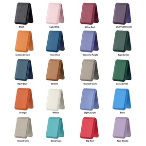 Tarjetero de Cuero PU Multicolor con Logotipo Personalizado, Cartera para Teléfono con Imanes Fuertes para iPhone 17 16 <span class=keywords><strong>Pro</strong></span> <span class=keywords><strong>Max</strong></span> 15 <span class=keywords><strong>14</strong></span> 13 12, Ideal para Escritorios - Product Image 4