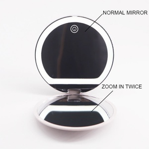 Led Makeup Mirror Private Label 3 Colors Cosmetic Mirror Available Rechargeable Round Led Mirror - Product Image 5