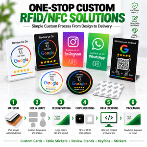 <span class=keywords><strong>Carte</strong></span> de commentaire en polychlorure de vinyle imperméable avec code QR, <span class=keywords><strong>carte</strong></span> de contrôle d'accès 13,56 MHz, identification par radiofréquence personnalisée NFC - Product Image 6