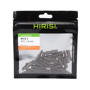 Hirisi pêche à la <span class=keywords><strong>carpe</strong></span> sécurité <span class=keywords><strong>plomb</strong></span> Clips et queue en caoutchouc pour plates-formes de pêche à la <span class=keywords><strong>carpe</strong></span> M12 accessoires de pêche à la <span class=keywords><strong>carpe</strong></span> 12 ensembles par paquet - Product Image 5