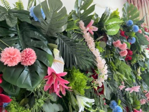 SPR Bruidsboeket <span class=keywords><strong>Design</strong></span> Bloemen Groene Plantenwand Achtergrond Bruiloft Groothandel Kunstbloemenmat voor Op Maat Gemaakte Bloemenwand - Product Image 6