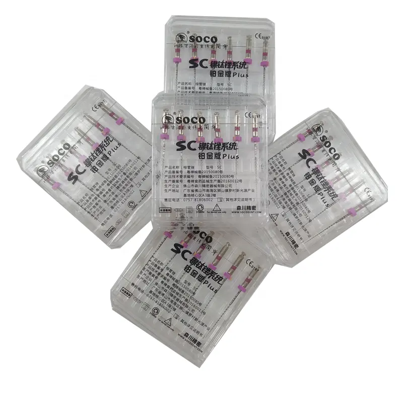 SC PLUS Endo ไฟล์ SOCO COXO,ไฟล์คลองรากฟันแบบสุดยอดเครื่องมือหน่วยความจำไฟล์แบบหมุนสำหรับเอนโดมอเตอร์