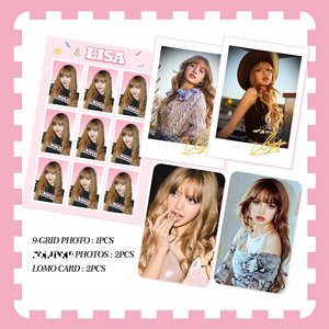 Lien vers tous les articles de merchandising Katseye Momo Lisa <span class=keywords><strong>Nayeon</strong></span> Sana Illit Less Nmixx, lot de 9 cartes Lomo, articles de soutien pour les fans du concert - Product Image 6