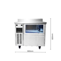 Máquina para hacer hielo, cubitos grandes, aprobado por la ce, al mejor precio comercial