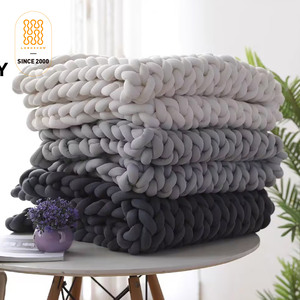 1000G Chunky Core Polyester Fil Épais Doux Grand Fil Tubulaire À <span class=keywords><strong>Tricoter</strong></span> À La Main Motif Fantaisie pour DIY Couvertures <span class=keywords><strong>Tapis</strong></span> Oreiller - Product Image 3