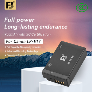 Batteries numériques LP-E17 <span class=keywords><strong>LPE17</strong></span>, <span class=keywords><strong>batterie</strong></span> lithium-ion pour appareils photo Ca-non EOS R50 R100M3 M5 M6 760D 750D 800D 77D 200D RP 77D - Product Image 2