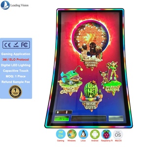 Moniteur <span class=keywords><strong>tactile</strong></span> <span class=keywords><strong>43</strong></span> <span class=keywords><strong>pouces</strong></span>, nouveau moniteur incurvé <span class=keywords><strong>43</strong></span> <span class=keywords><strong>pouces</strong></span>, moniteur <span class=keywords><strong>tactile</strong></span> LED pour jeux avec interfaces USB, DVI et série - Product Image 1