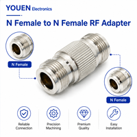 Adaptateur RF coaxial N femelle vers N femelle pour câble d'antenne et communication sans fil