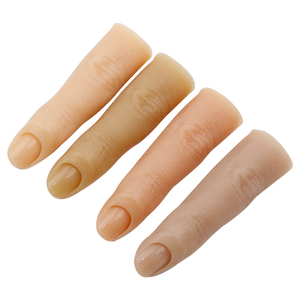 Silicone Artificial Bendable Finger <b>Nail</b> Piece Human <b>Hand</b> Salon Manicure <b>Nail</b> Art Training <b>Practice</b> Showing Display Tool Set - Product Image 5
