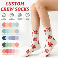 Chaussettes de sport pour femmes en coton Xingyou, tricotées, amusantes, de luxe, respirantes, avec logo personnalisé, design imprimé