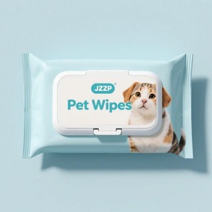Toallitas húmedas higiénicas desechables para mascotas con diseño de logotipo gratuito, toallas de papel no tejidas suaves y ecológicas para limpieza de mascotas sin lavado - Product Image 2