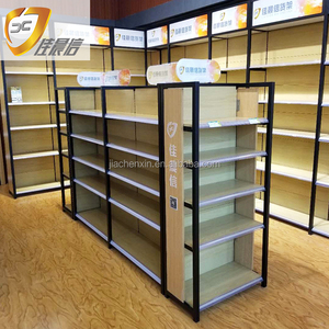 Fabricante de fábrica <span class=keywords><strong>Tienda</strong></span> minorista Tablero trasero plano <span class=keywords><strong>Tienda</strong></span> de supermercado de Servicio Ligero Estantes de exhibición Estante de exhibición - Product Image 1