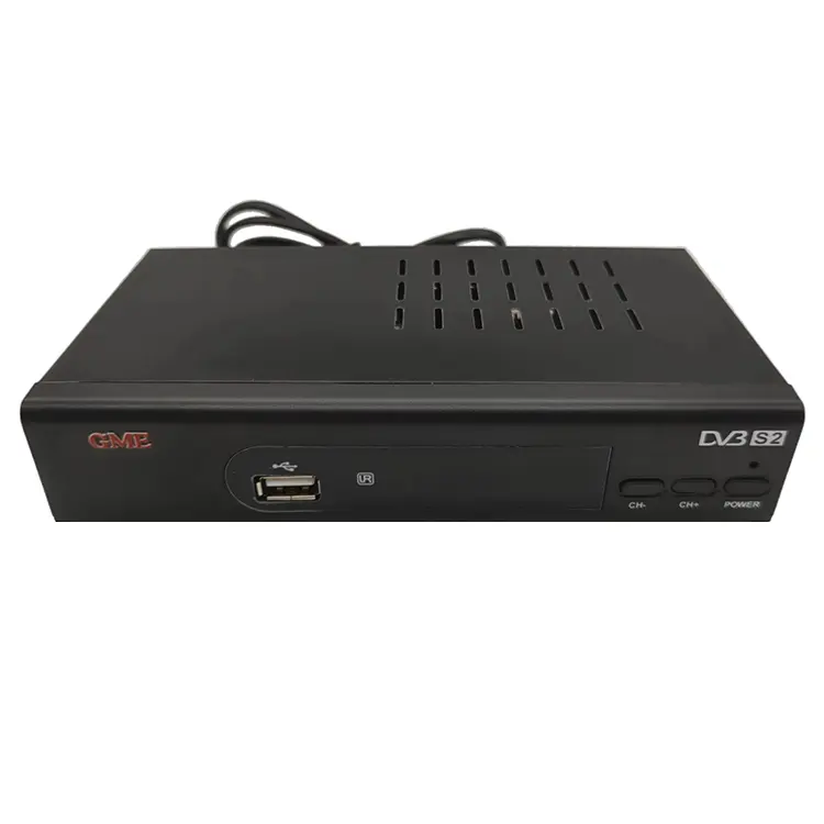 Good-Mind-GME decodificador higi เครื่องรับสัญญาณดาวเทียมดิจิตอล DVB-S2 satelital HD set TOP Free TV Black BOX