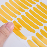 Autocollant adhésif imperméable en BOPP acrylique doré sensible à la pression, ruban graphique artistique miroir doré pour bricolage, décoration murale, cadre TV, artisanat