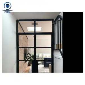 Prima Aluminum swing door hinged single or double doors french style casement door