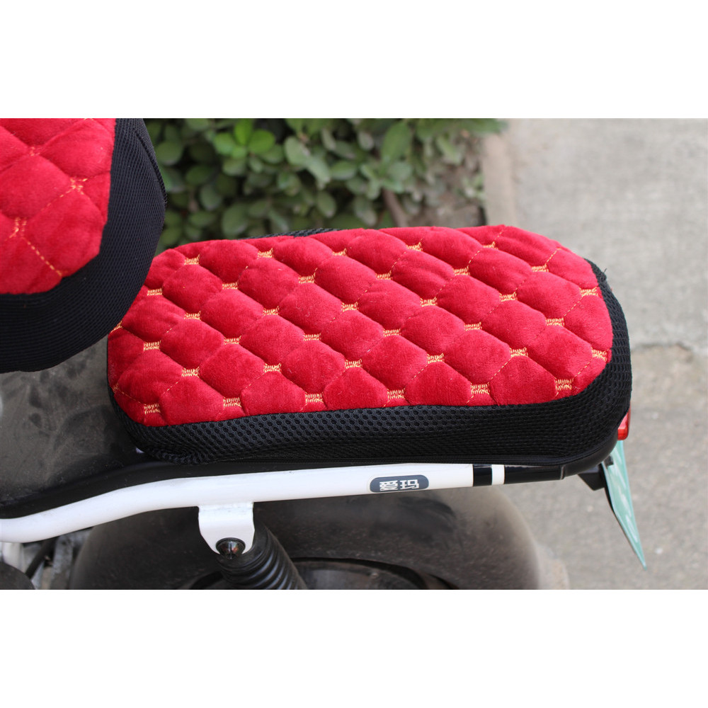 Asiento trasero rojo