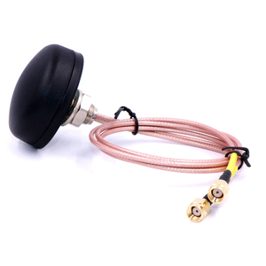 Mini antenne de rondelle omnidirectionnelle double bande <span class=keywords><strong>2x2</strong></span> MIMO <span class=keywords><strong>2</strong></span>.4GHz/5GHz à travers le montage de trou avec connecteur de RP-SMA de câble RG316 - Product Image 2