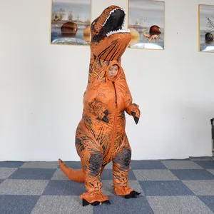 Verkleedkleding Cosplay Realistische Dinosaurus Kostuum Opblaasbaar Wandelende Dinosaurus Kostuum Voor Kind