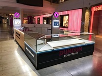 Présentoir à donuts en bois, kiosque alimentaire, Design moderne, pour supermarché