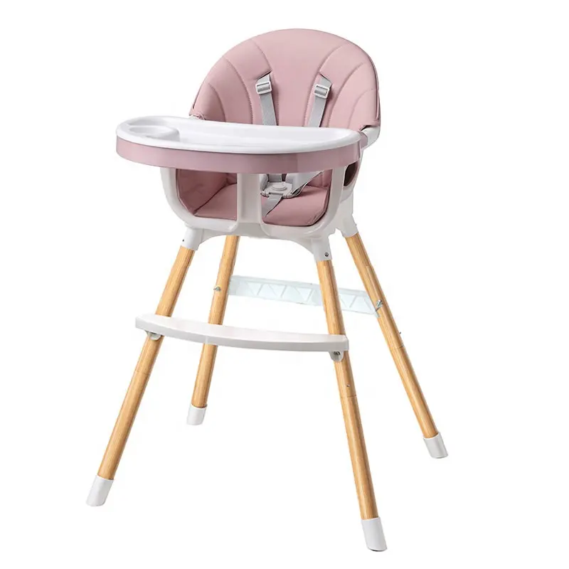 New Baby Products Kids Furniture 3 in 1 Steel Frame Baby High Chair for Feeding