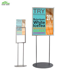 Présentoir de magazines de brochures gris métallisé sur mesure - Product Image 4