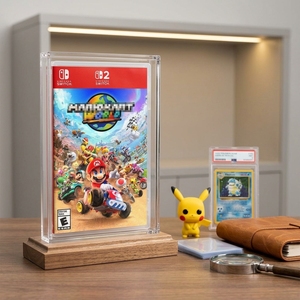 Étui <span class=keywords><strong>de</strong></span> présentation en acrylique personnalisé pour cartouche <span class=keywords><strong>de</strong></span> jeu Nintendo <span class=keywords><strong>Switch</strong></span> 2 avec protection UV à 99 % et couvercle magnétique pour boîte <span class=keywords><strong>de</strong></span> rangement NS OLED Lite - Product Image 2