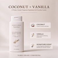 Gel Douche Hydratant et Nourrissant Luxe Coco Vanille Marque Blanche pour Peaux Sèches – Soin Quotidien Corps