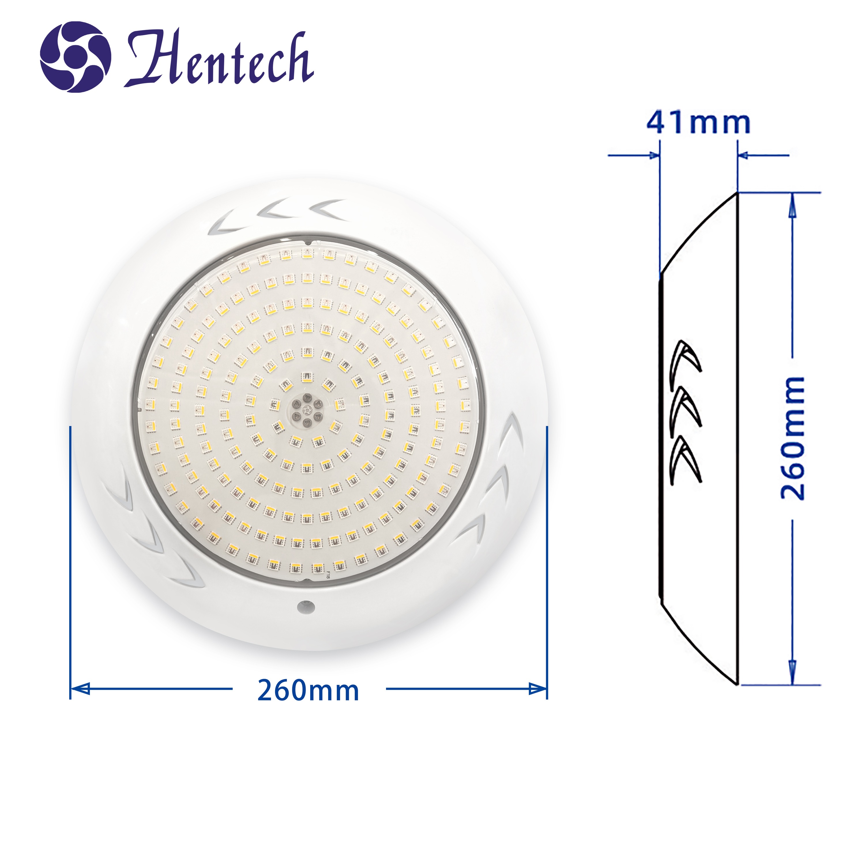 6500K 2100lm Wall Mounted PC Cover Underwater Lights Light Led Swimming Pools LED Pool Lights