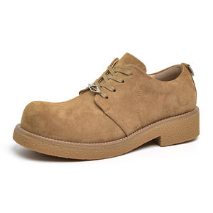 Nouvelle collection 2026 : Chaussures de marche d'extérieur pour hommes en cuir PU, style rétro, semelle épaisse, tendance, à bout large, personnalisées, best-seller - Product Image 4