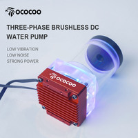 Combo de Bomba y Depósito OCOCOO con Rosca G1/4, Ultra Silencioso, para Servidores de Computación IA, Estaciones de Trabajo, Corte Láser, Refrigeración Industrial