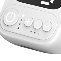 Masseur de cou électrique mini infrarouge de physiothérapie Shiatsu avec 15 niveaux de force et massage combiné intelligent portable
