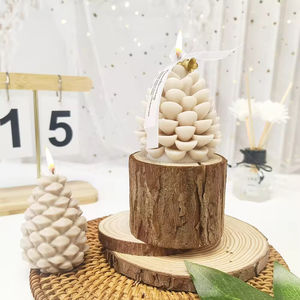 Molde de Silicona para Jabón de Yeso con Forma de Piña de Pino Navideña, Moldes 3D para Velas Aromáticas de Pino Hechas a Mano, para Manualidades Decorativas - Product Image 5