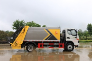 Camión Compactador de Basura Pequeño JAC de 5cbm, Camión Compactador de Residuos - Product Image 2