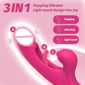 <span class=keywords><strong>3</strong></span> एक टैपिंग फ्लपिंग वाइब्रेटिंग सेक्स खिलौने कामुक महिला जी स्पॉट उत्तेजना वाइब्रेटर रिचार्जेबल सिलिकॉन वयस्क खिलौने - Product Image 2