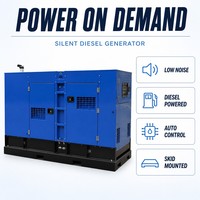 Generator Diesel Super Silent 80kw 100kVA Berpendingin Air, Fasa Tunggal & 3 Fasa, Starter Elektrik 24V, 50Hz, Kualitas Unggulan