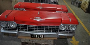 Vendita all'ingrosso Punk Car modello anteriore scultura per decorazioni per la casa mobili di stoccaggio per arredamento <span class=keywords><strong>Vintage</strong></span> modello di auto cassetto in metallo - Product Image 3